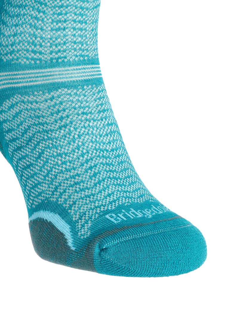 Sosete drumetie Bridgedale Hike Ultra Lt T2 Merino P Crew - teal - imagine 6