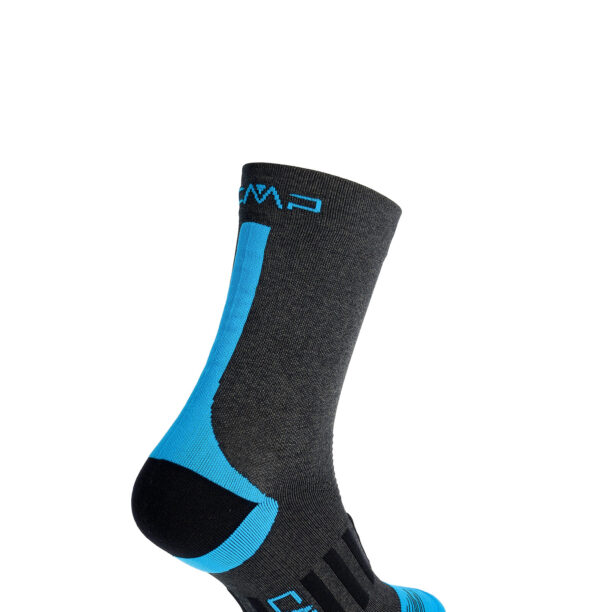 Sosete drumetie CMP Trekking Sock Low Microlon - antracite/danube preţ