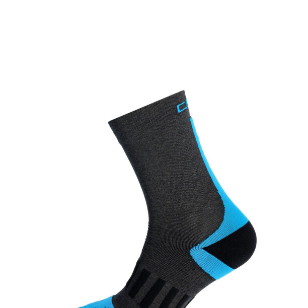 Preţ Sosete drumetie CMP Trekking Sock Low Microlon - antracite/danube