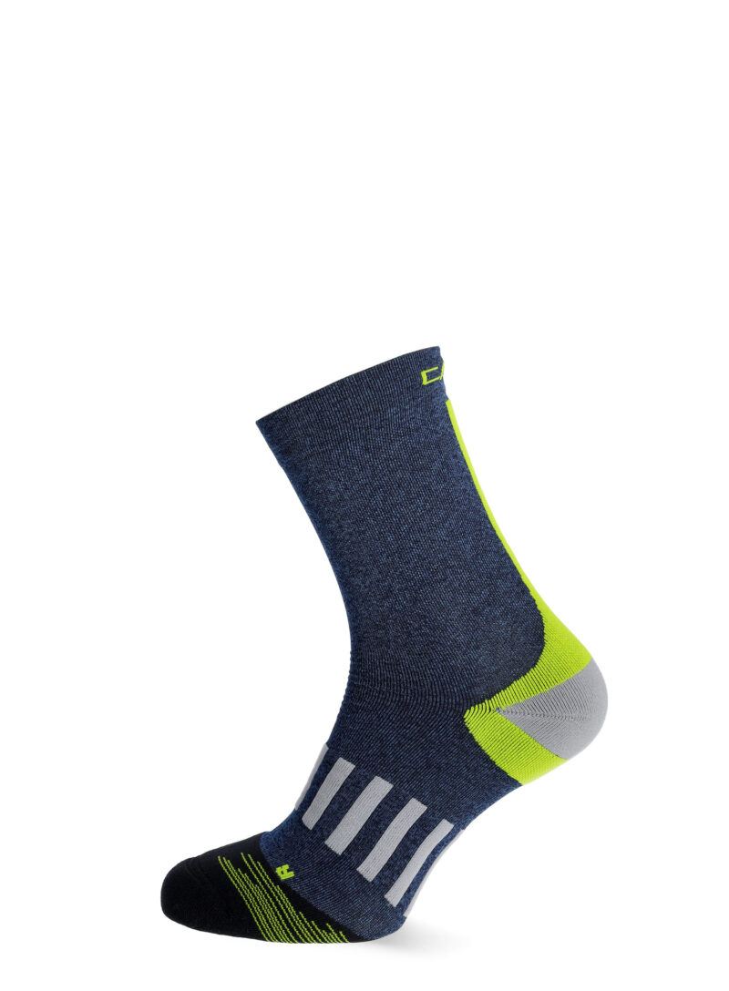 Preţ Sosete drumetie CMP Trekking Sock Low Microlon - b.blue/acido