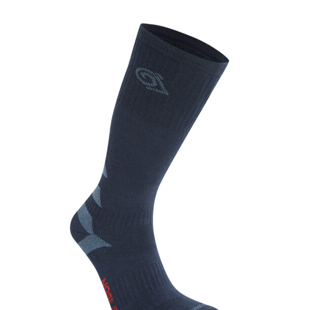 Sosete drumetie Craghoppers NosiLife Adventure Socks - blue navy/blue stone