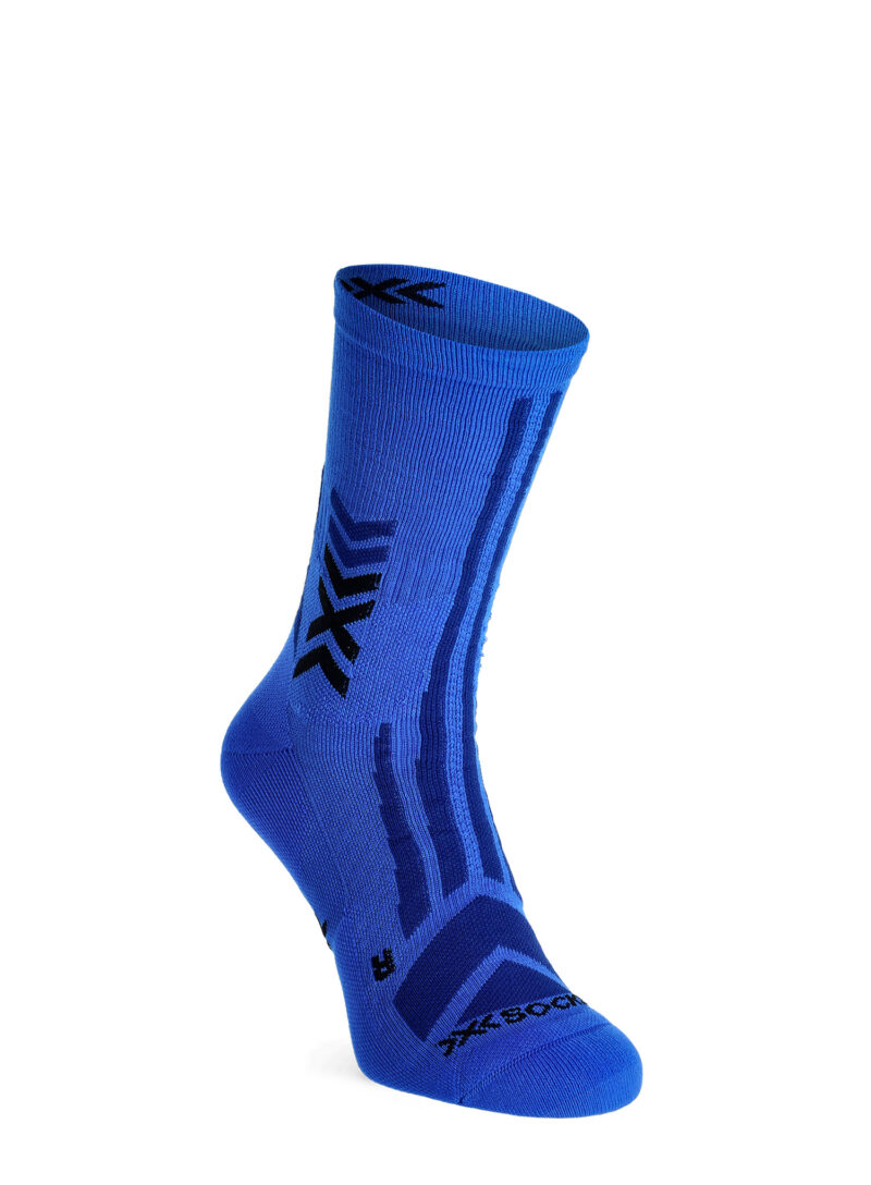 Sosete drumetie X-Socks Hike Discover Crew - twyce blue/blue