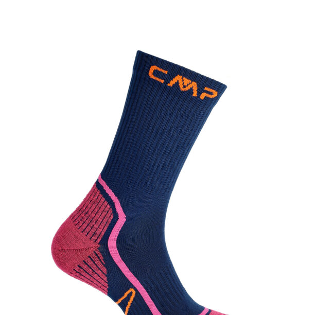 Cumpăra Sosete drumetie femei CMP Trekking Sock Poly Mid - blue