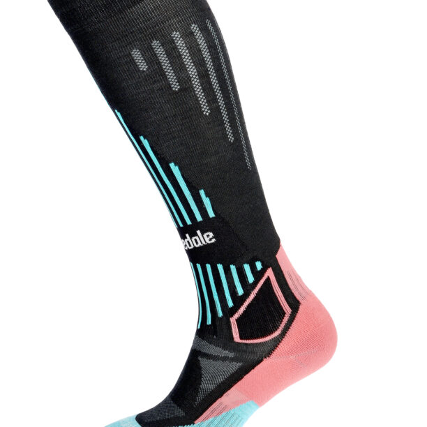 Cumpăra Sosete femei Bridgedale Ski Lt Merino E Pattern - black/coral