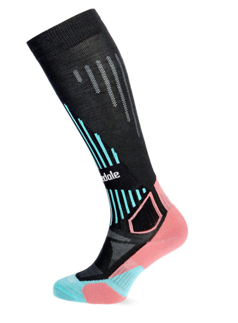 Cumpăra Sosete femei Bridgedale Ski Lt Merino E Pattern - black/coral