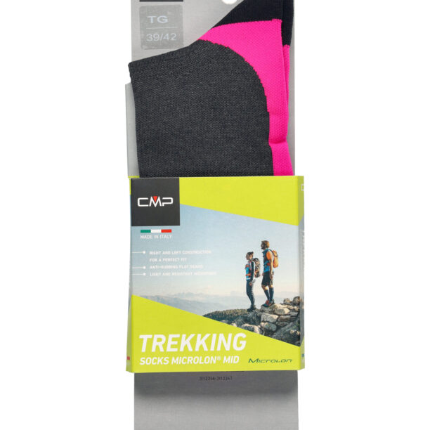 Original Sosete femei CMP Trekking Sock Low Microlon - asphalt/gloss