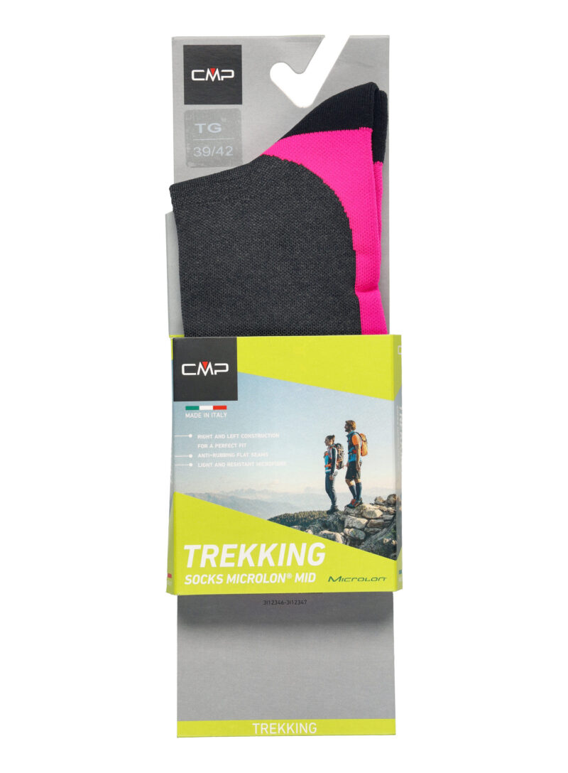 Original Sosete femei CMP Trekking Sock Low Microlon - asphalt/gloss