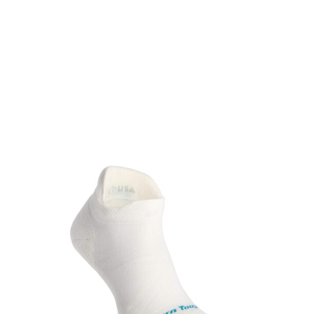 Șosete femei Darn Tough Run No Show Tab Ultra-Lightweight with Cushion - white