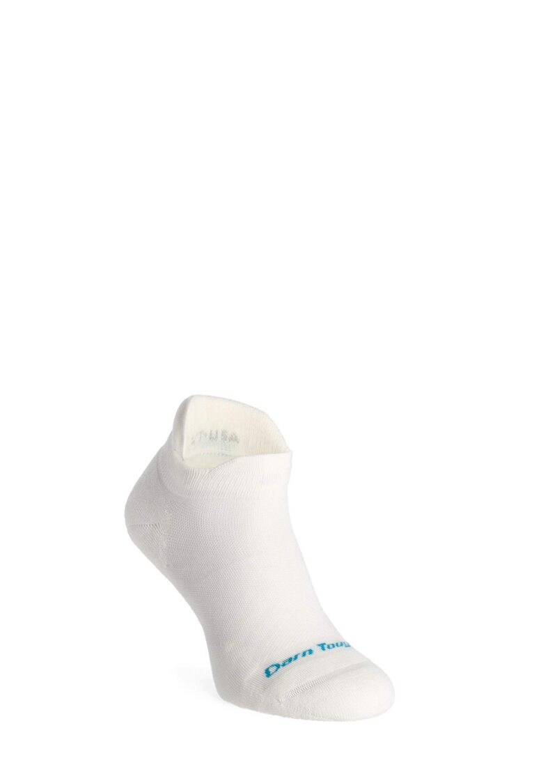 Șosete femei Darn Tough Run No Show Tab Ultra-Lightweight with Cushion - white