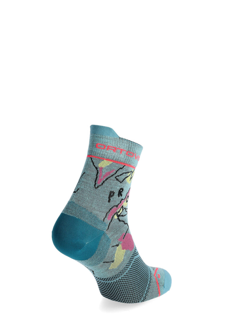 Cumpăra Sosete femei Ortovox Alpine Light Quarter Socks - ice waterfall