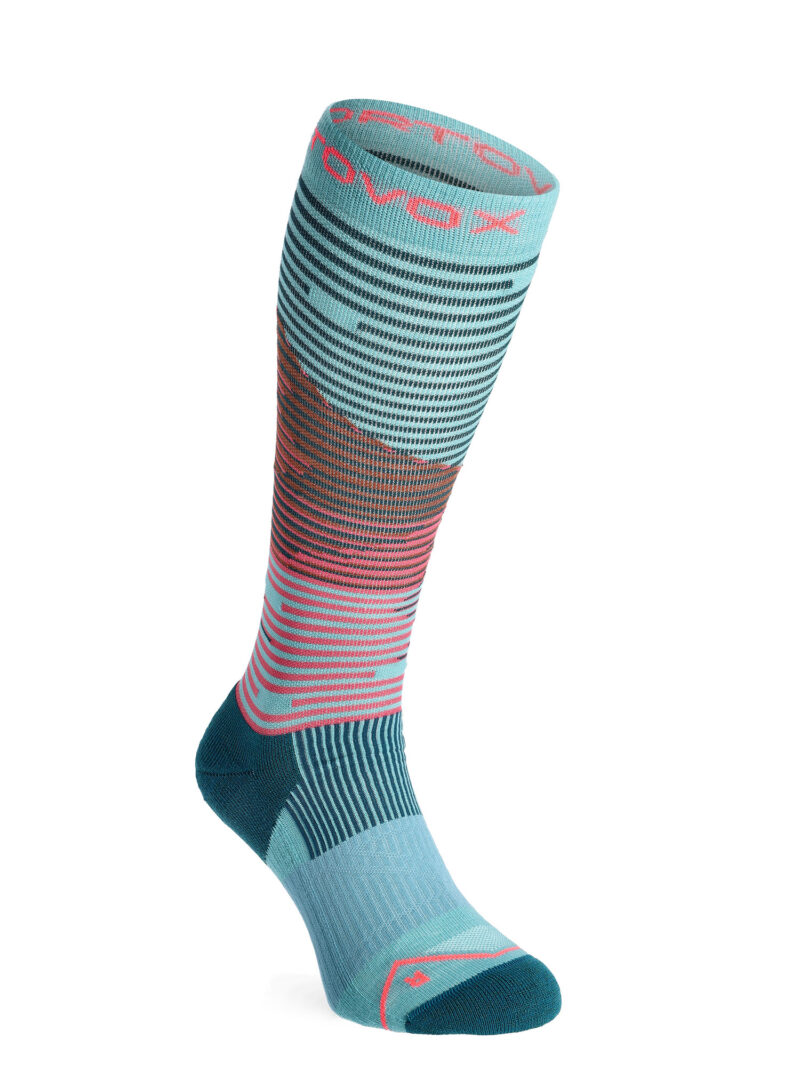 Sosete lana merinos Ortovox All Mountain Long Socks - ice waterfall