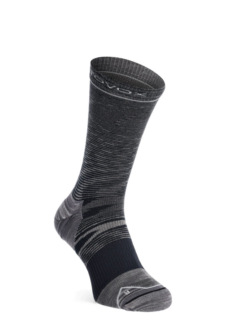 Sosete lana merinos Ortovox Alpine Mid Socks - black raven preţ