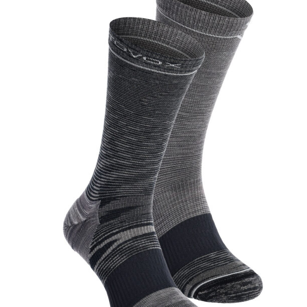 Sosete lana merinos Ortovox Alpine Mid Socks - black raven