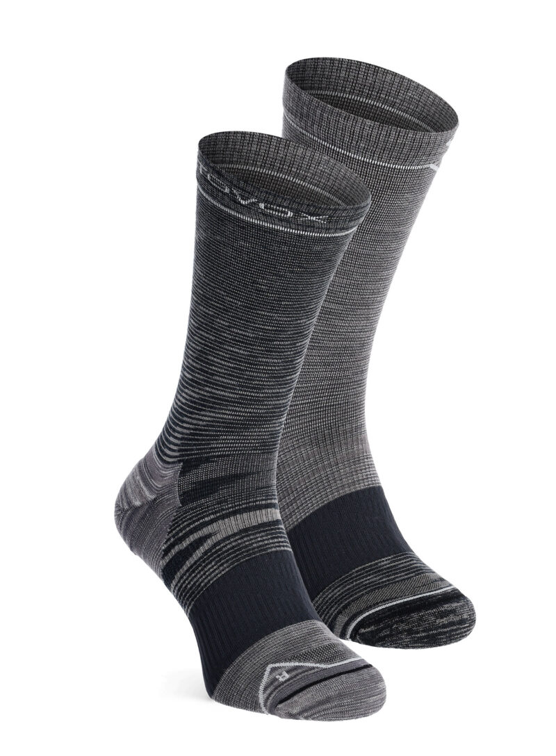 Sosete lana merinos Ortovox Alpine Mid Socks - black raven