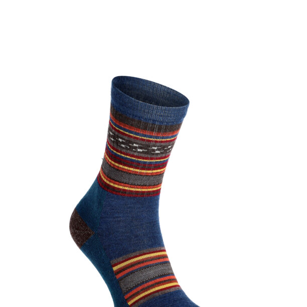 Sosete lana merinos Smartwool Everyday ReGarita Crew Socks - alpine blue