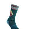 Sosete lana merinos femei Ortovox Alpine Light Comp Mid Socks - pacific green