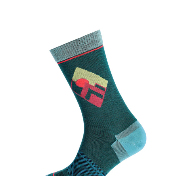 Cumpăra Sosete lana merinos femei Ortovox Alpine Light Comp Mid Socks - pacific green