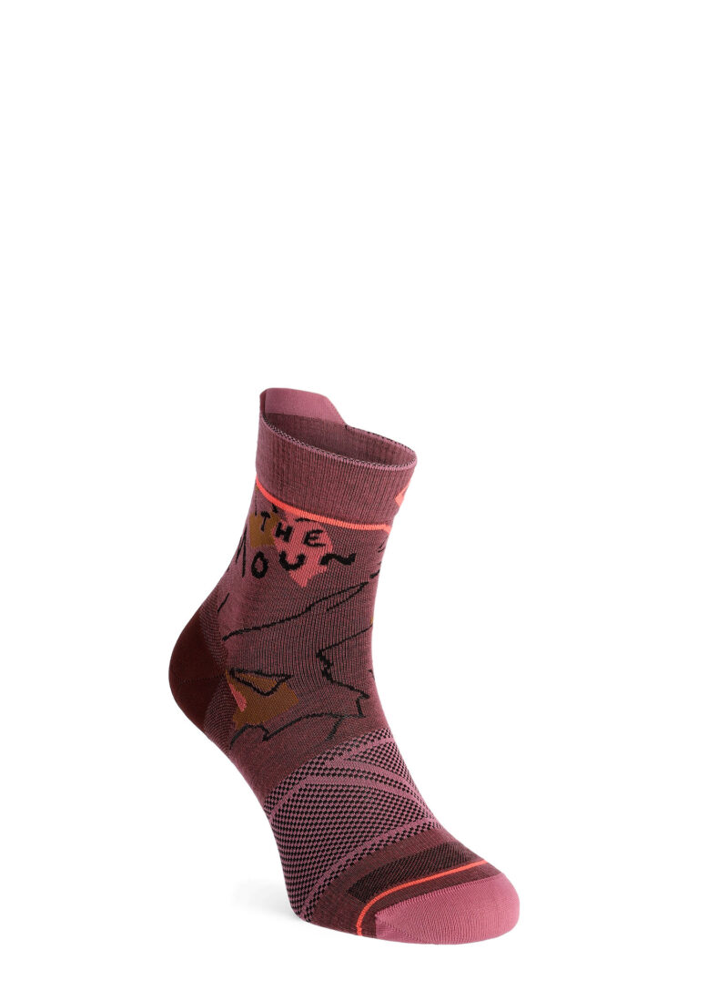 Preţ Sosete lana merinos femei Ortovox Alpine Light Quarter Socks - mountain rose