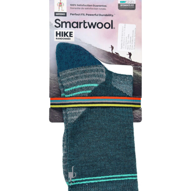 Original Sosete lana merinos femei Smartwool Hike LC Crw - twilight blue