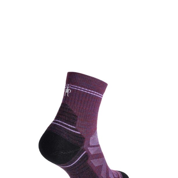 Sosete lana merinos femei Smartwool Hike Light Cushion Mid Crew Socks - purple iris preţ