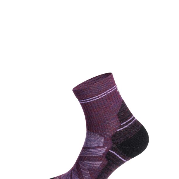 Cumpăra Sosete lana merinos femei Smartwool Hike Light Cushion Mid Crew Socks - purple iris