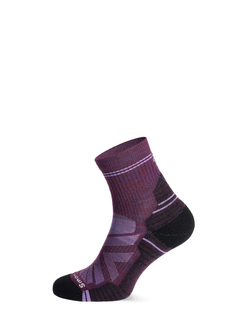 Cumpăra Sosete lana merinos femei Smartwool Hike Light Cushion Mid Crew Socks - purple iris