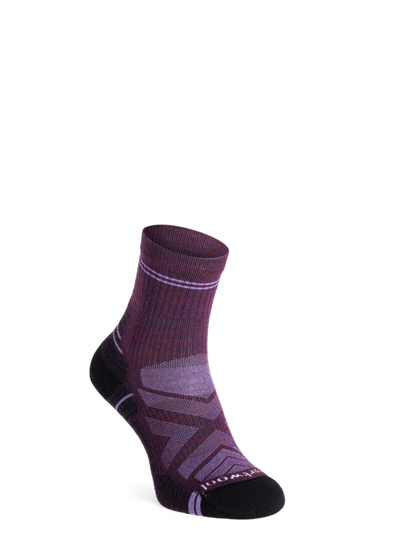 Sosete lana merinos femei Smartwool Hike Light Cushion Mid Crew Socks - purple iris