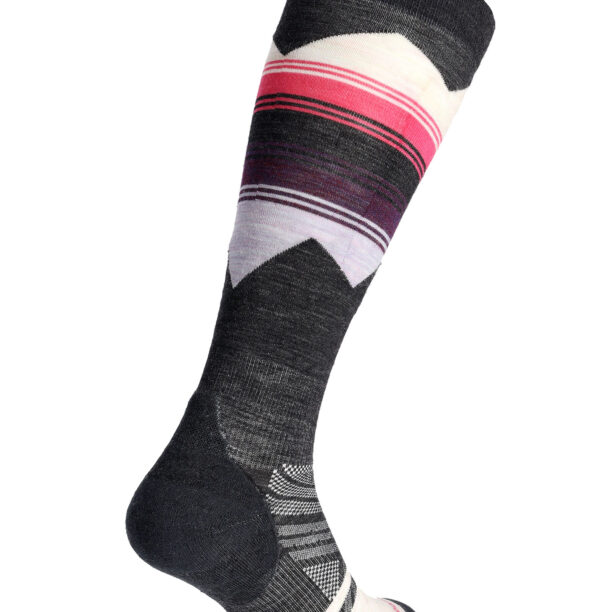 Sosete lana merinos femei Smartwool Ski TC Pattern OTC Socks - charcoal preţ