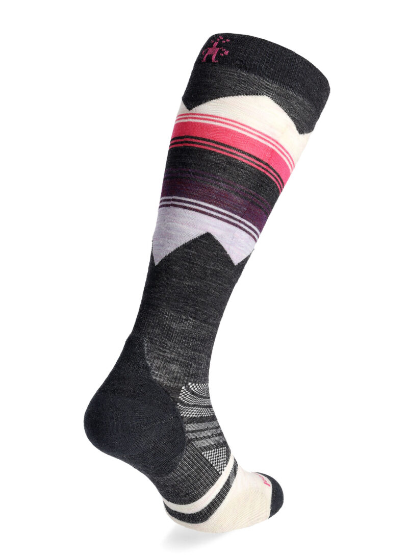 Sosete lana merinos femei Smartwool Ski TC Pattern OTC Socks - charcoal preţ