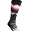 Sosete lana merinos femei Smartwool Ski TC Pattern OTC Socks - charcoal