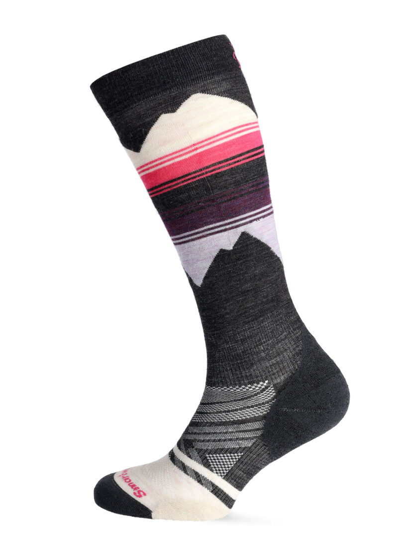 Cumpăra Sosete lana merinos femei Smartwool Ski TC Pattern OTC Socks - charcoal