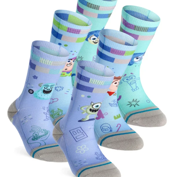 Șosete pentru copii Stance Pixar By Ryan 3 Pack - blue