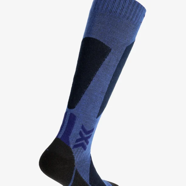 Șosete pentru copii X-Socks Ski Discover OTC JR - blue blossom/marine preţ