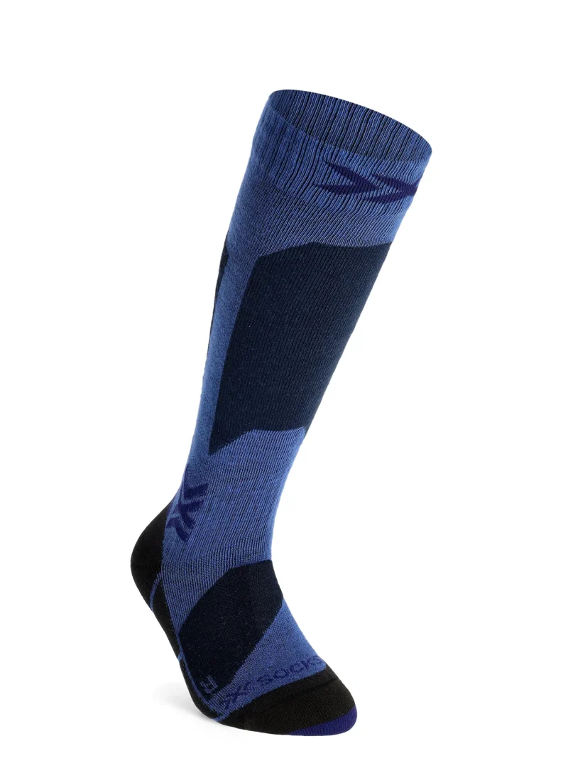 Șosete pentru copii X-Socks Ski Discover OTC JR - blue blossom/marine