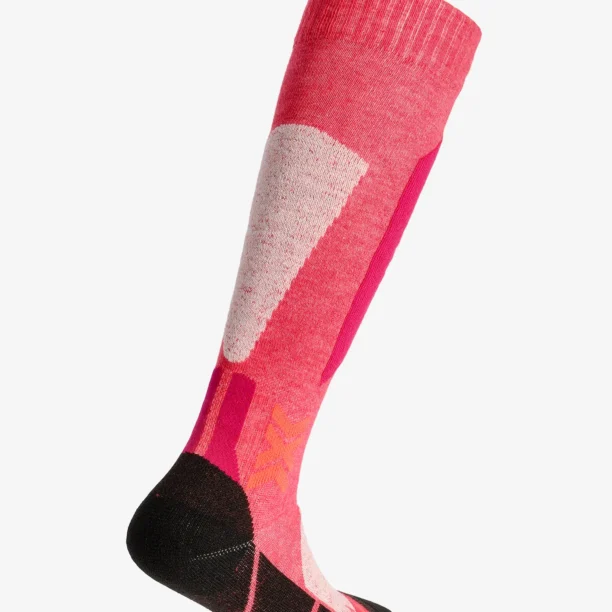 Șosete pentru copii X-Socks Ski Discover OTC JR - light pink/light sand preţ