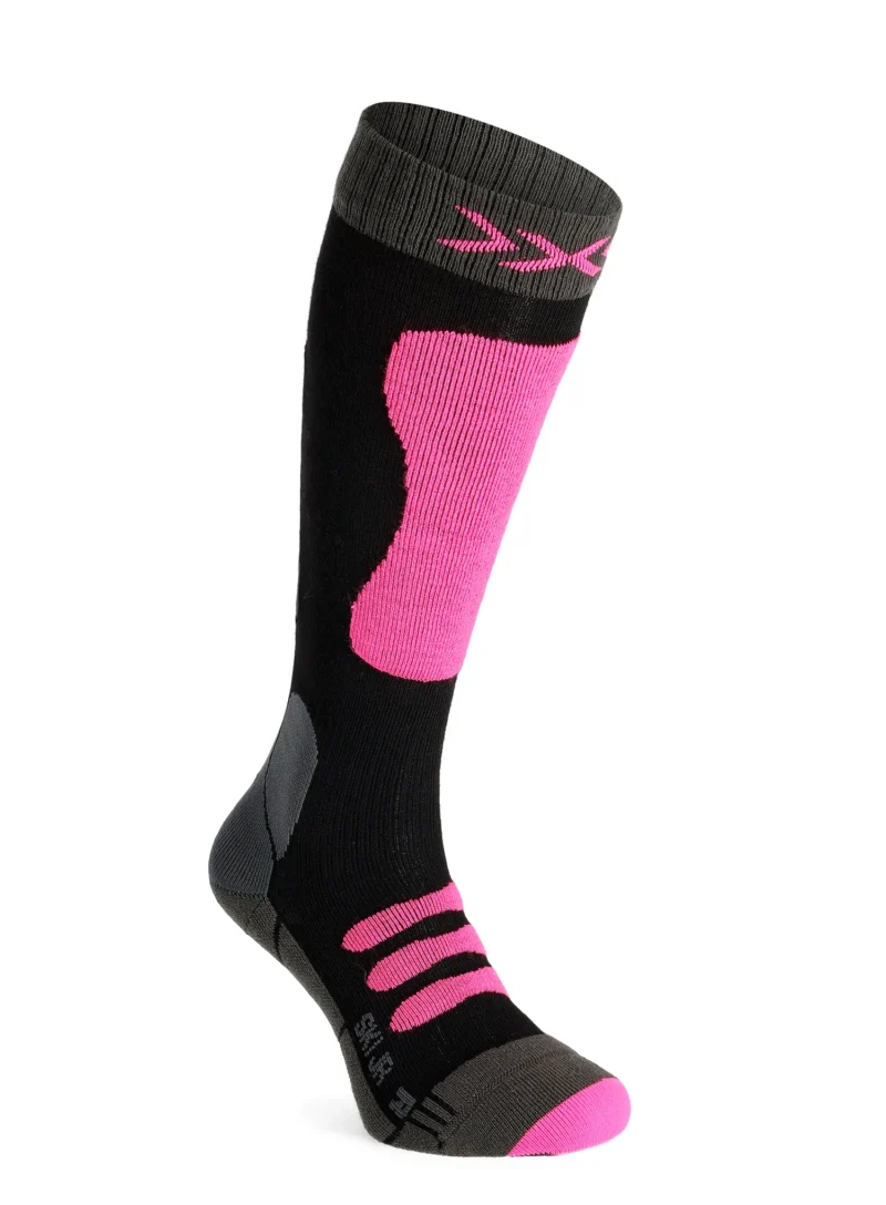 Șosete pentru copii X-Socks Ski JR 4.0 - anthracite melange/magnolia