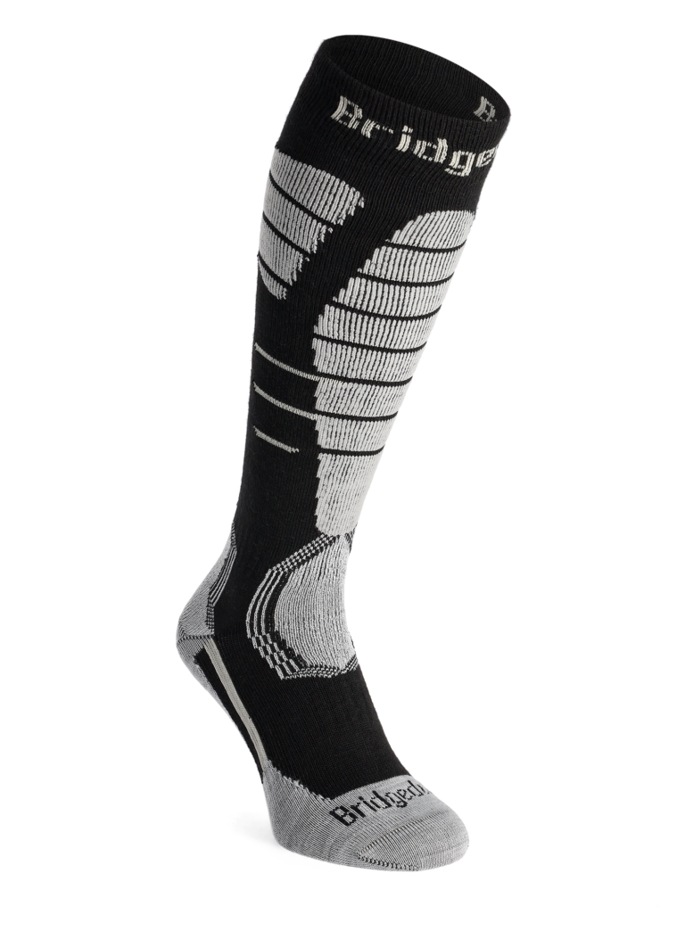 Sosete schi Bridgedale Ski Easy On - black/grey