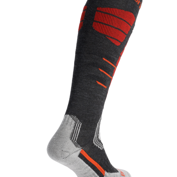 Sosete schi Bridgedale Ski Easy On - graphite/red preţ