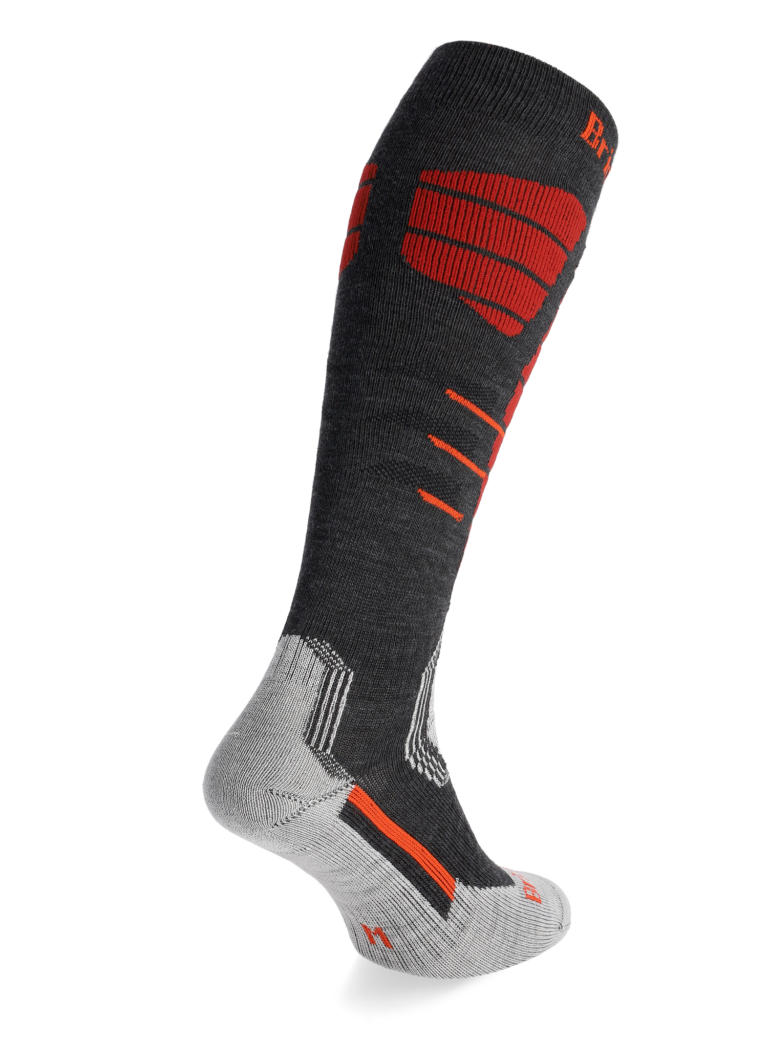 Sosete schi Bridgedale Ski Easy On - graphite/red preţ