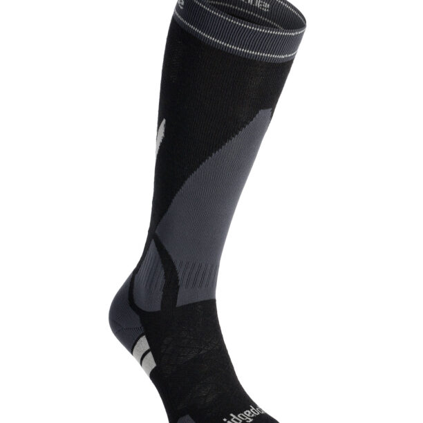 Sosete schi Bridgedale Ski Lightweight Merino Performance - black/grey