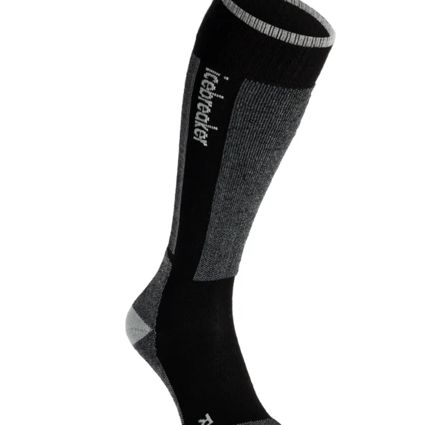 Sosete schi Icebreaker Merino Ski+ Light OTC - black/ether/graphite