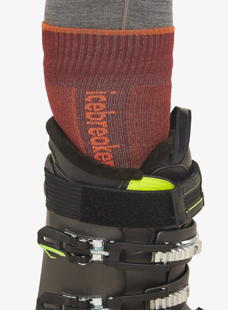 Preţ Sosete schi Icebreaker Merino Ski+ Light OTC - port/blaze/cedar wood