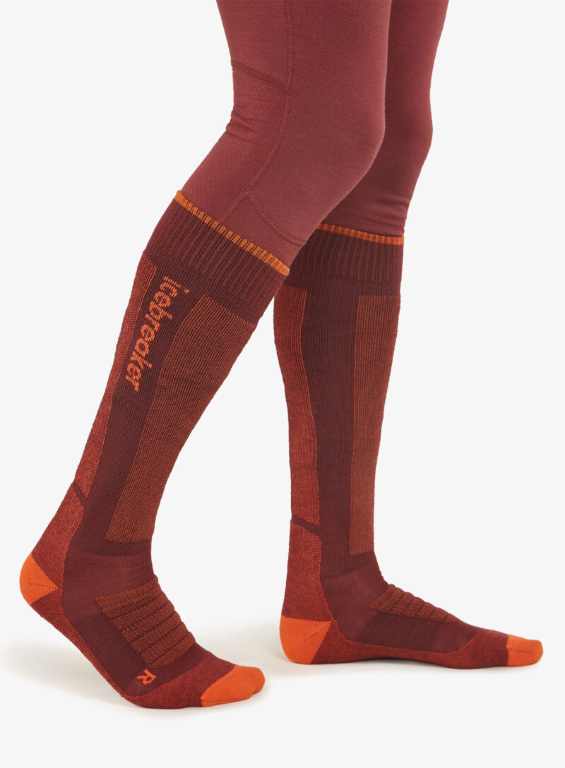 Sosete schi Icebreaker Merino Ski+ Medium OTC - port/blaze/cedar wood preţ