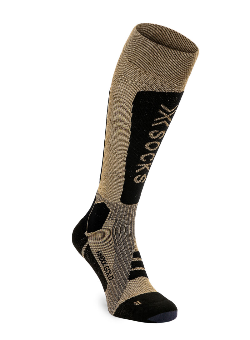 Sosete schi X-Socks Helixx Gold 4.0 - gold/black