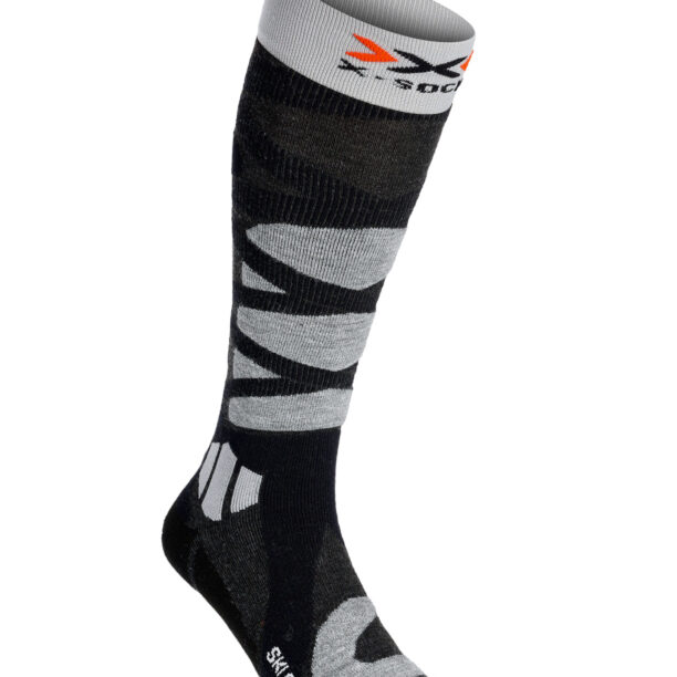 Sosete schi X-Socks Ski Control 4.0 - anthracite melange/stone grey