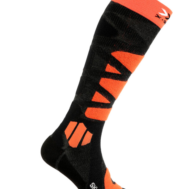 Preţ Sosete schi X-Socks Ski Control 4.0 - anthracite melange/x-orange