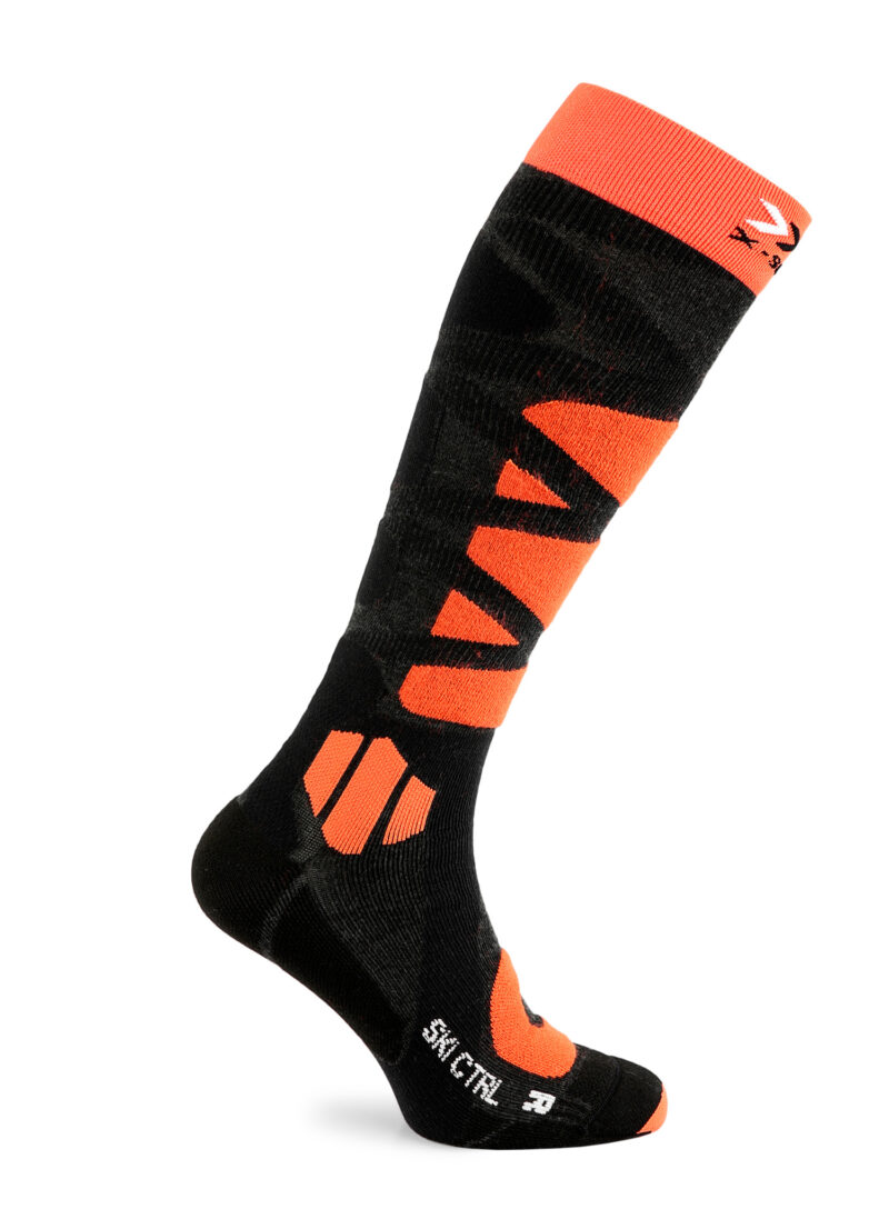 Preţ Sosete schi X-Socks Ski Control 4.0 - anthracite melange/x-orange