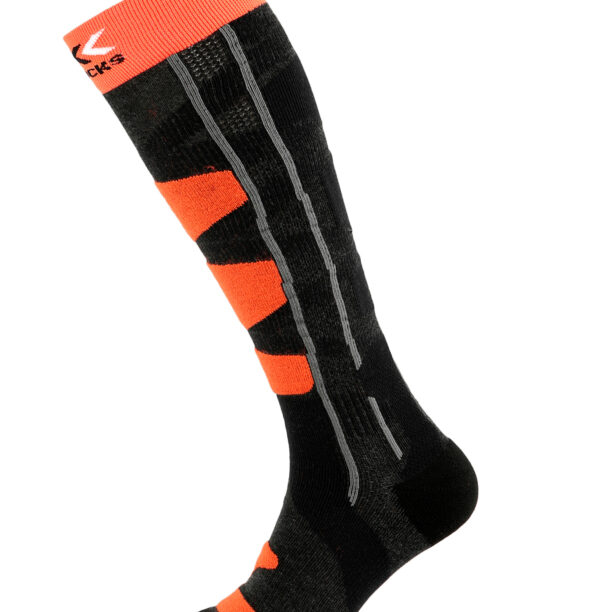 Original Sosete schi X-Socks Ski Control 4.0 - anthracite melange/x-orange