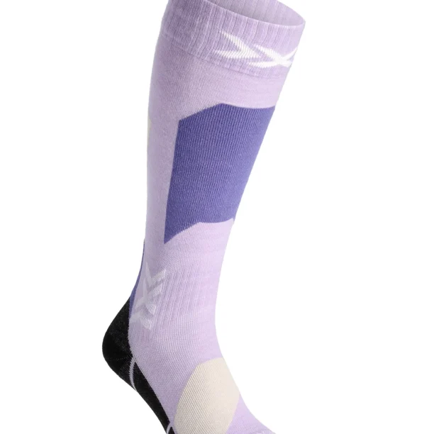 Sosete schi X-Socks Ski Discover Merino OTC - muted lavender/light sand