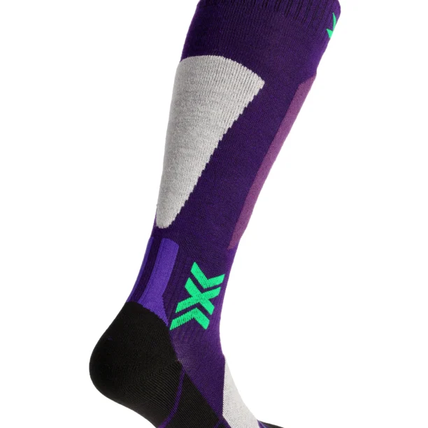 Sosete schi X-Socks Ski Discover OTC - deep purple/light sand preţ